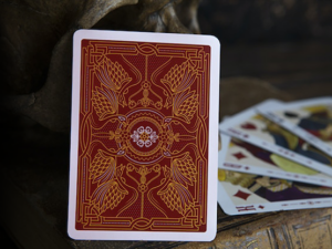 Shakespeare (Burgundy) Playing Cards