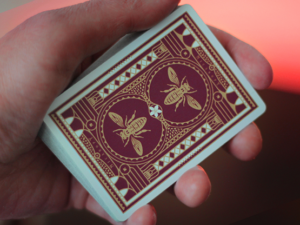 Montauk Hotel Burgundy Playing Cards by Gemini