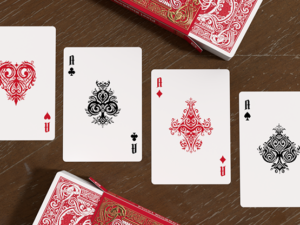 Pixel Kingdom (Red Edition) Playing Cards