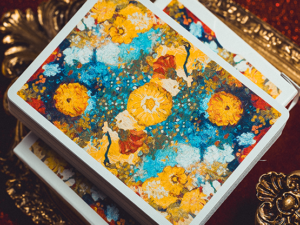 Van Gogh Zinnias (Numbered- Seal) Playing Cards