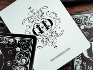 Smoke & Mirror (Mirror- Black) Deluxe Limited Edition Playing Cards by Dan & Dave