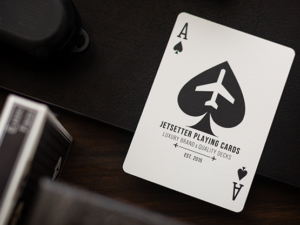 Lounge Edition Marked (Tarmac Black) by Jetsetter Playing Cards
