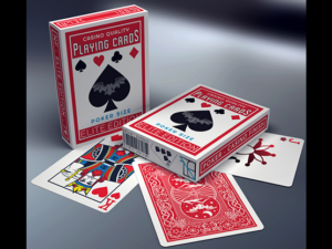 Elite Night Flight (Red) Marked Playing Cards by Steve Dela