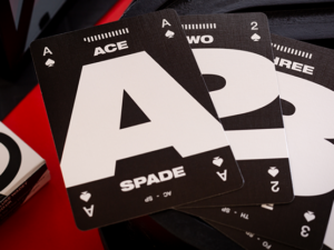 Grid Series Five- Typographic Playing Cards