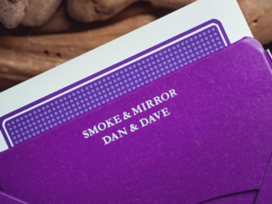 Smoke & Mirrors V9, Purple (Standard) Edition Playing Cards by Dan & Dave