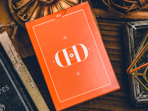 Smoke & Mirrors V9 (Orange Edition) Playing Cards by Dan & Dave