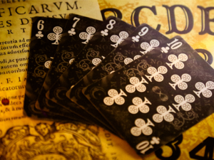 Divination (Black) Playing Cards by Midnight Cards