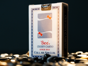 Limited Bee X Cherry (Blue) Playing Cards