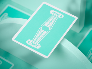 Jerry’s Nugget Monotone (Tiffany Blue) Playing Cards