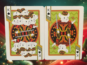 Bicycle Nutcracker (Green) Playing Cards