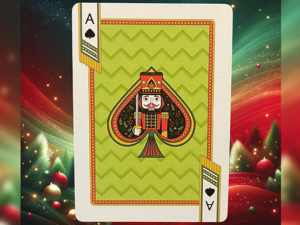 Bicycle Nutcracker (Red Gilded) Playing Cards