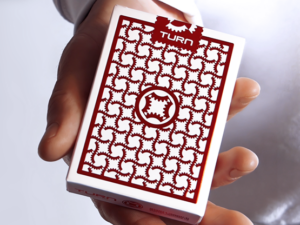 TURN (Red) Playing Cards by Mechanic Industries – Trick