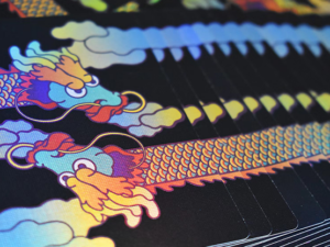 The King of Dragon (Holographic) Playing Cards