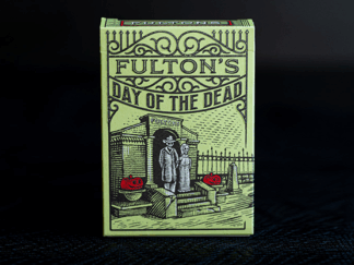 FULTON'S Day Of The Dead Green Edition Playing Cards – article de magie | Abracadabreizh
