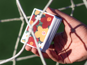 Keep Smiling: Spring Blossoms Playing Cards