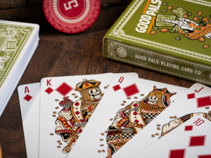 Chancers V3 Green (Marked) Playing Cards by Good Pals