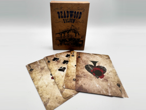 Deadwood Marked (Blue) Playing Cards by Matthew Wright and Mark Bennett