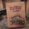Deadwood Marked (Red) Playing Cards by Matthew Wright and Mark Bennett