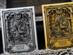 White Tiger Black Gold Box Set by Ark Playing Cards