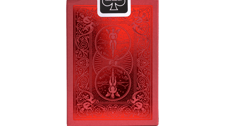Bicycle Metalluxe Red Playing Cards by US Playing Card Co. 2 Bicycle Metalluxe Red Playing Cards by US Playing Card Co. – Image 2
