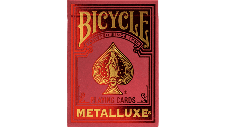 Bicycle Metalluxe Red Playing Cards by US Playing Card Co. 1 Bicycle Metalluxe Red Playing Cards by US Playing Card Co.