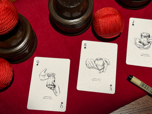 Artist Hand Playing Cards