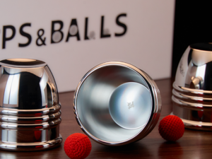 Cups and Balls Set SMALL (Stainless-Steel) by Bluether Magic and Raphael