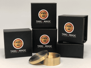 Boston Coin Box Brass One Dollar (B0029) by Tango Magic – article de magie | Abracadabreizh