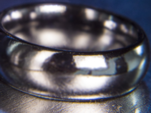 Ash and Ember Silver Curved Size 8 (2 Rings) by Zach Heath  – Trick