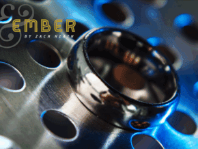 Ash and Ember Silver Curved Size 12 (2 Rings) by Zach Heath - Trick 1 Ash and Ember Silver Curved Size 12 (2 Rings) by Zach Heath - Trick – article de magie | Abracadabreizh