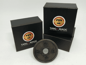 Dollar Size Chinese Coin (Brass) by Tango (CH033) 1 Dollar Size Chinese Coin (Brass) by Tango (CH033) – article de magie | Abracadabreizh