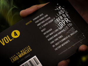 Easy to Master Card Miracles (Gimmicks and Online Instruction) Volume 4 by Michael Ammar – Trick