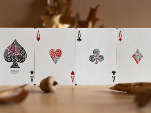 Butterfly Seasons Marked Playing Cards (Fall) by Ondrej Psenicka