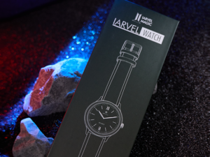 IARVEL WATCH (Silver Watchcase Black Dial) by Iarvel Magic and Bluether Magic