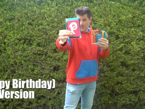 FLASHY BANNER (HAPPY BIRTHDAY) by George Iglesias & Twister Magic – Trick