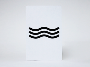 Bicycle Jumbo Gaff Card Double Face (Cross/Wavy Lines)
