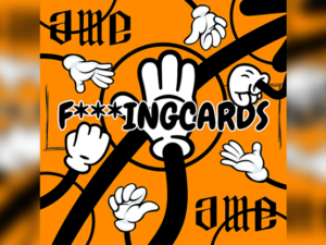 F***ing Cards (Orange Blackout Edition) by Ame Molin