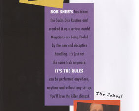 It’s The Rules ( DICE ROUTINE ) by Bob Sheets – DVD