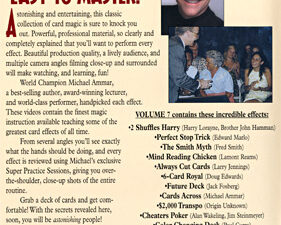 Easy to Master Card Miracles Volume 7 by Michael Ammar – DVD
