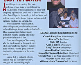 Easy to Master Card Miracles Volume 8 by Michael Ammar – DVD
