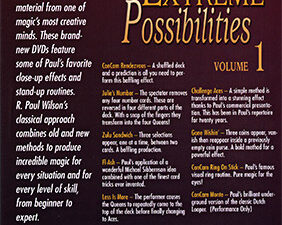 Extreme Possibilities Volume 1 by R. Paul Wilson – DVD