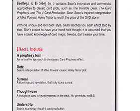 Bootlegs and B-Sides – Volume 2 by Sean Fields – DVD