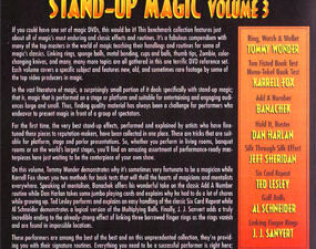 World’s Greatest Magic: Stand-Up Magic  Volume 3 – DVD