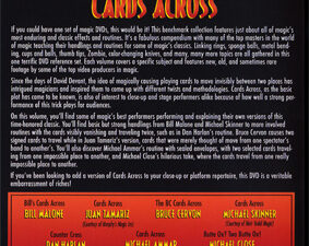 World’s Greatest Magic: Cards Across – DVD