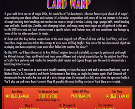 World’s Greatest Magic: Card Warp – DVD