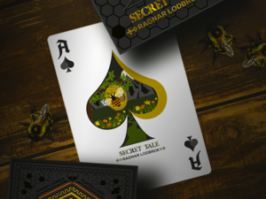 Secret Tale Ragnar White Bee Collector’s  Playing Cards