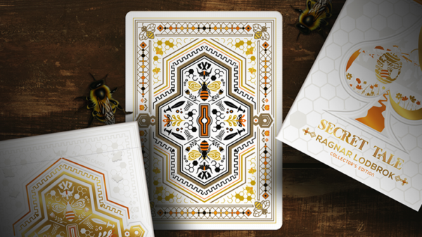 Secret Tale Ragnar White Bee Collector's Playing Cards – Image 4