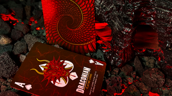 Draconian Crimson Playing Cards by Midnight Cards – Image 3