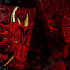 Draconian Crimson Playing Cards by Midnight Cards