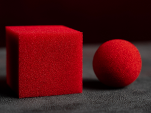 Magic Sponge Ball to Square RED by Murphy’s Magic